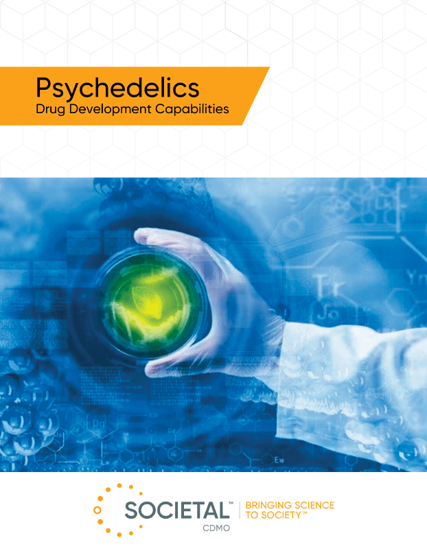 Cover of the Societal CDMO Psychedelics Brochure